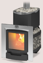 Печь для бани Теплодар Русь-Сетка 12 Л Панорама